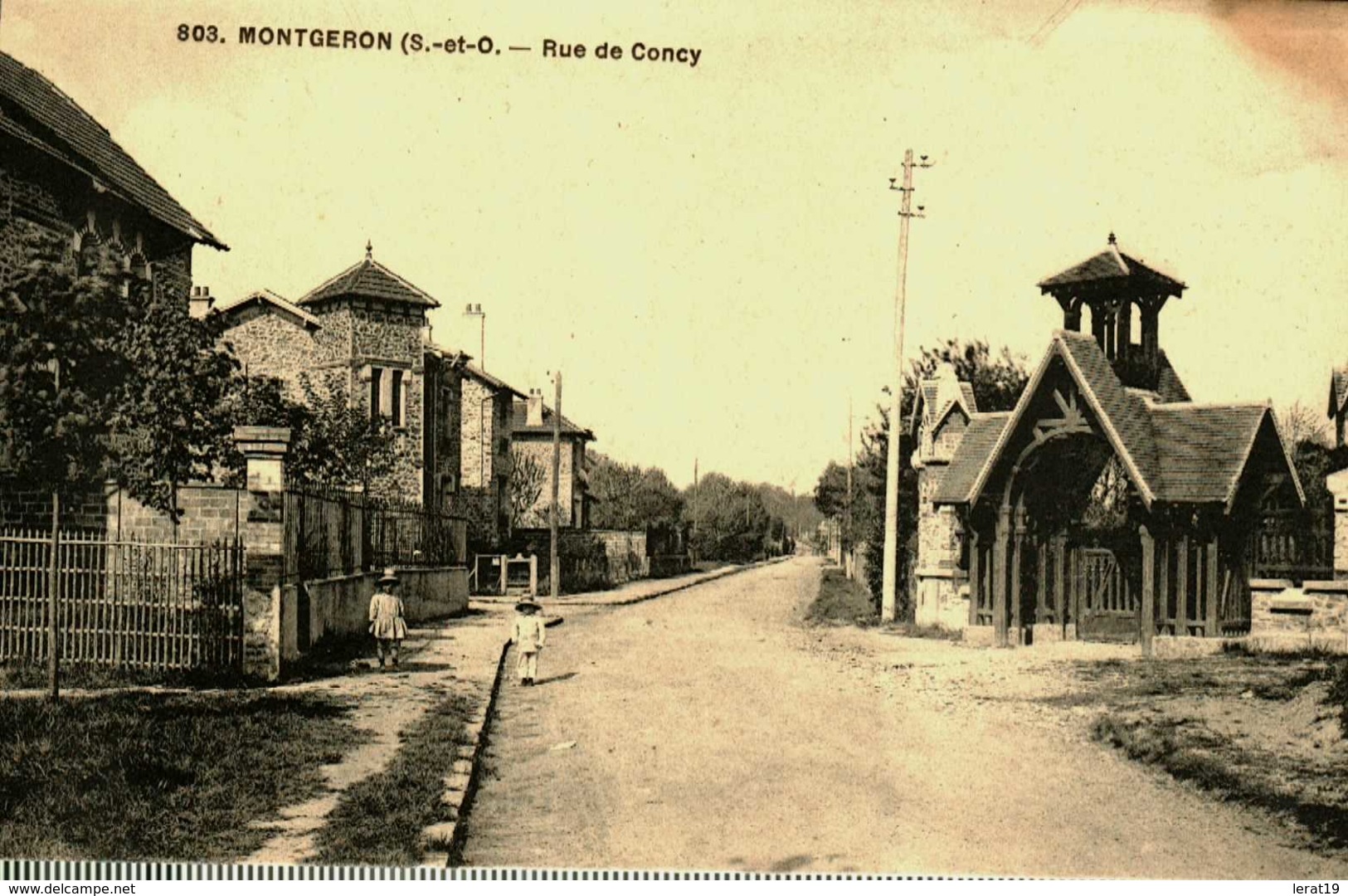 91...essonne....montgeron..... La Rue De Concy - Montgeron