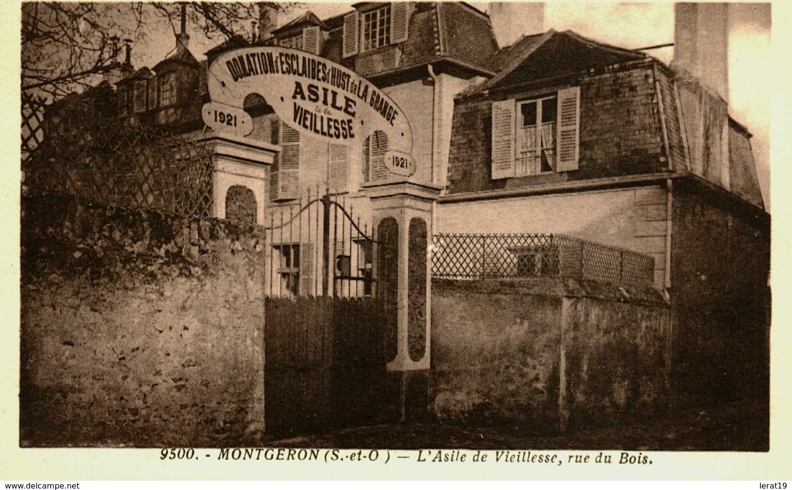 91...essonne....montgeron..... Asile De Veillesse...rue Du Bois - Montgeron