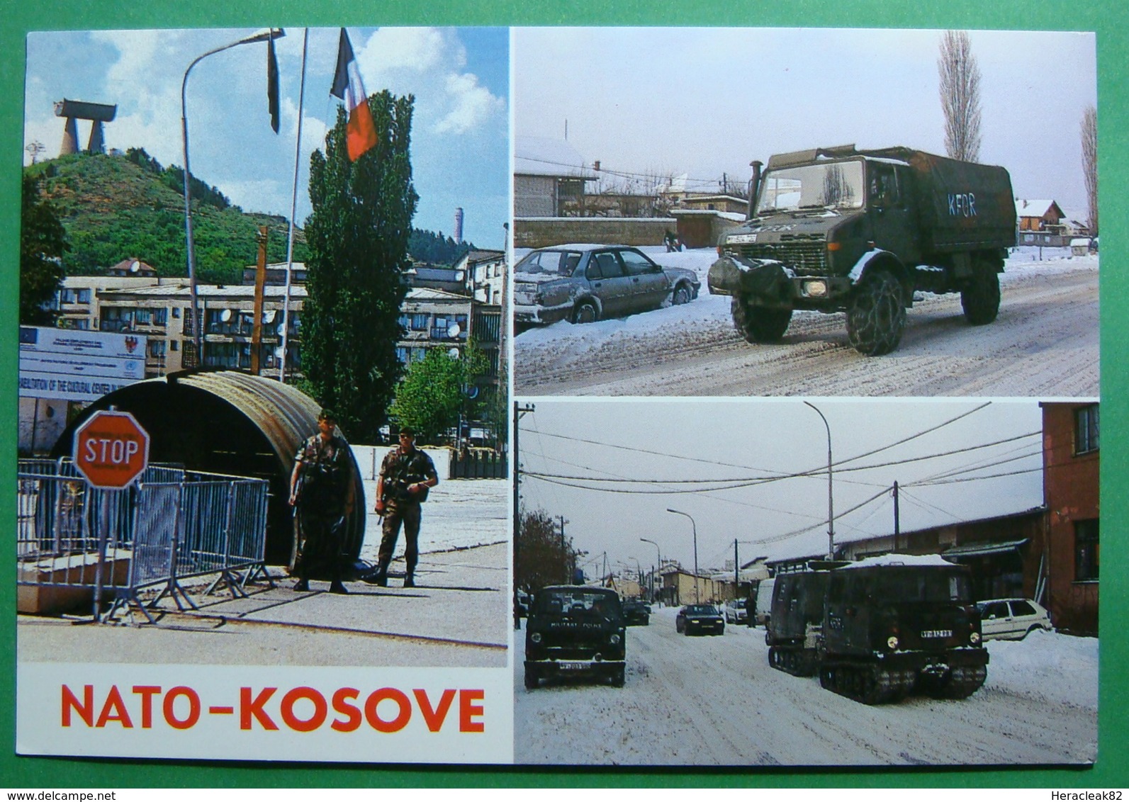 City Of MITROVICA NATO IN KOSOVO, Kosovo (Serbia) New Postcards. - Kosovo