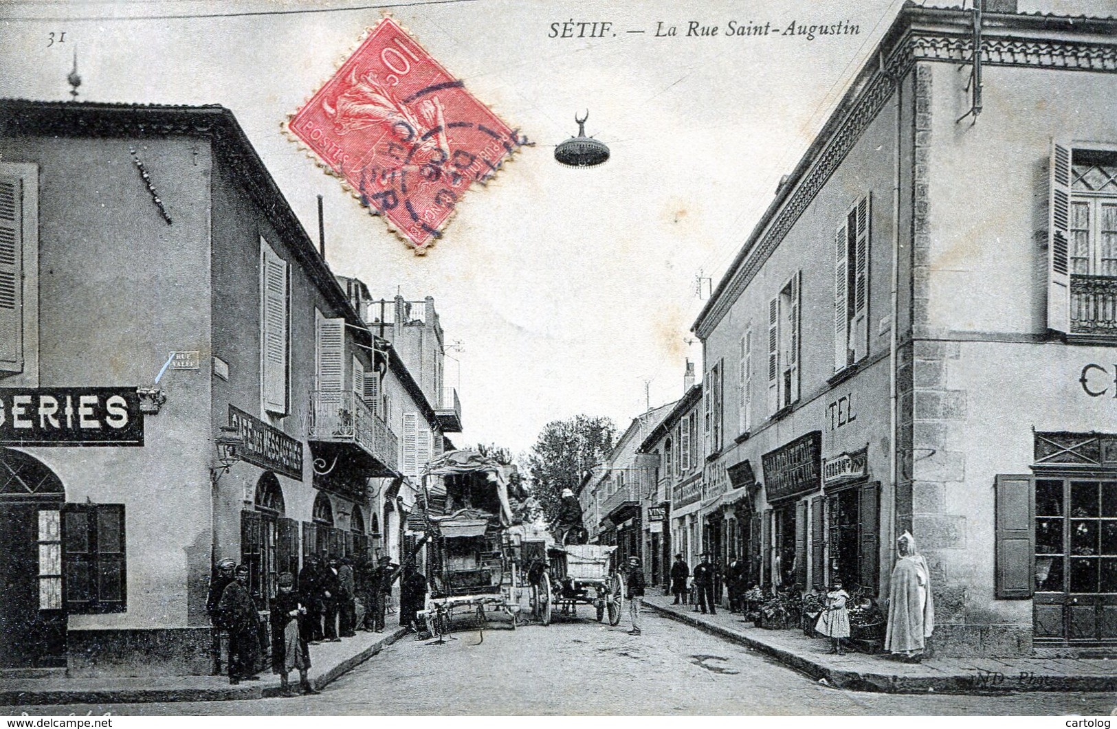 Setif. La Rue Saint-Augustin - Setif