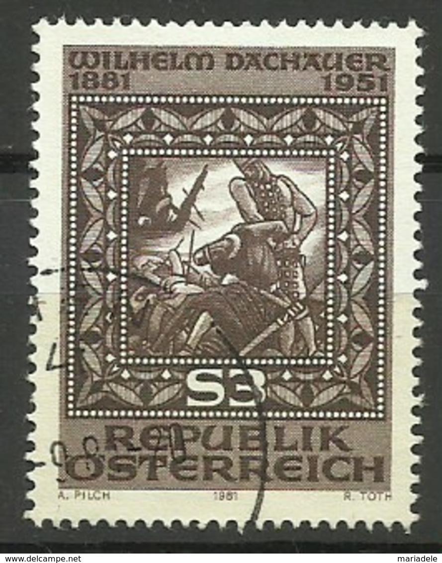 Austria 1981, Centenario Della Nascita Di W. Dachauer (o) - Usati