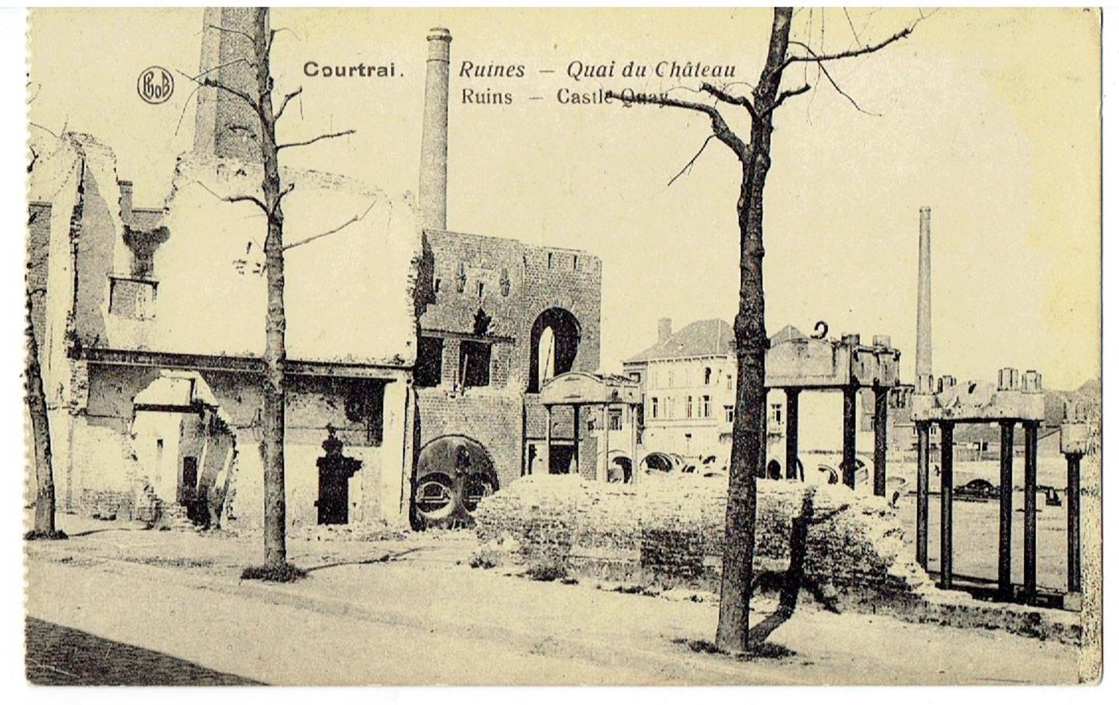 COURTRAI - Ruines - Quai Du Château - Kortrijk