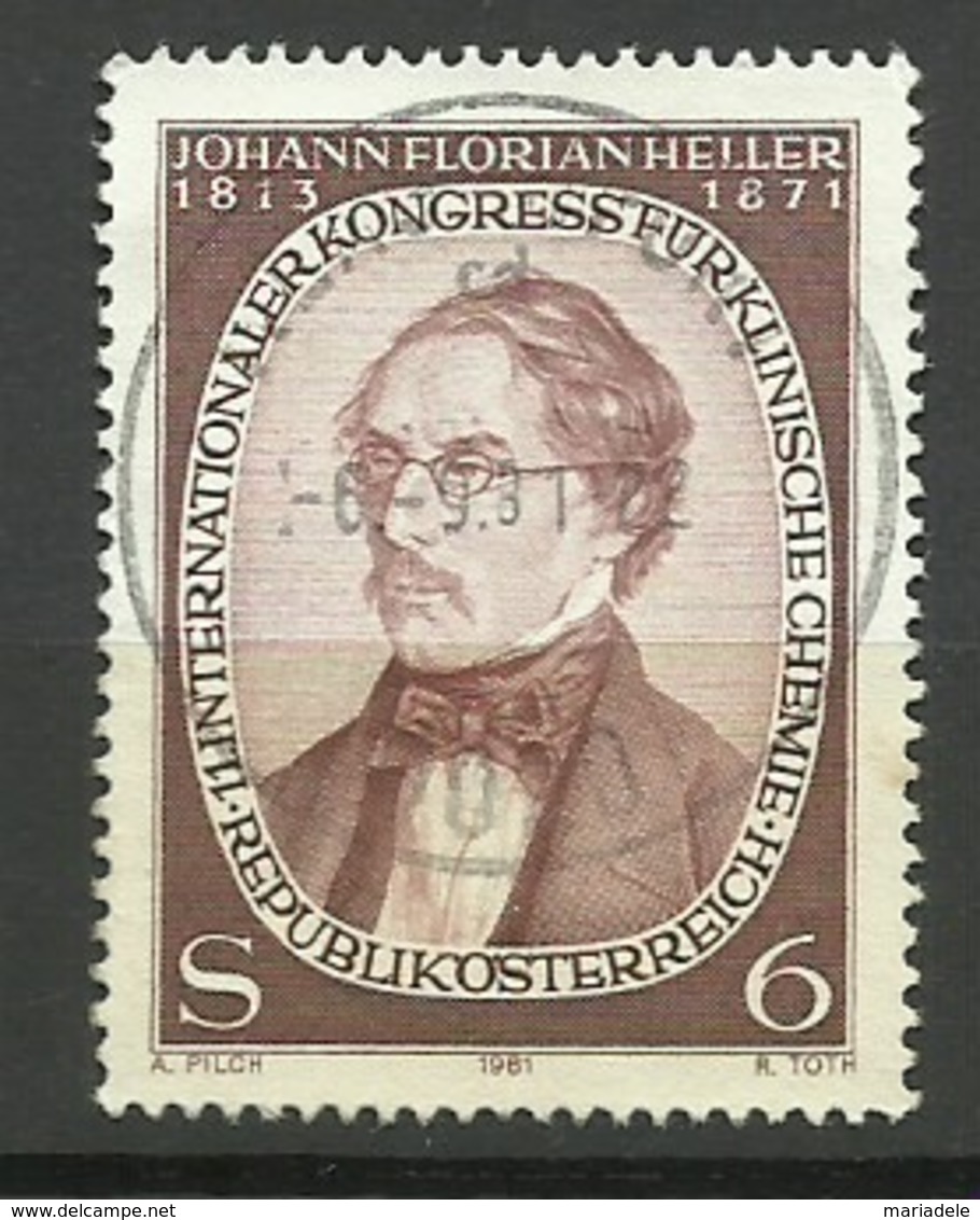 Austria 1981, J. F. Heller, Pioniere Della Chimica (o) - Usati