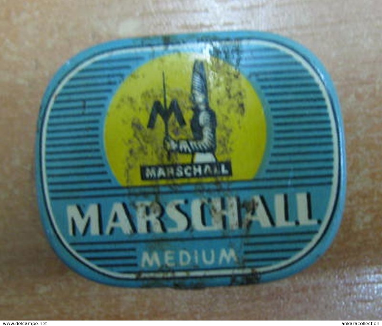 AC - MARSCHALL MEDIUM PHONOGRAPH GRAMOPHONE NEEDLE VINTAGE TIN BOX - Accessoires, Pochettes & Cartons