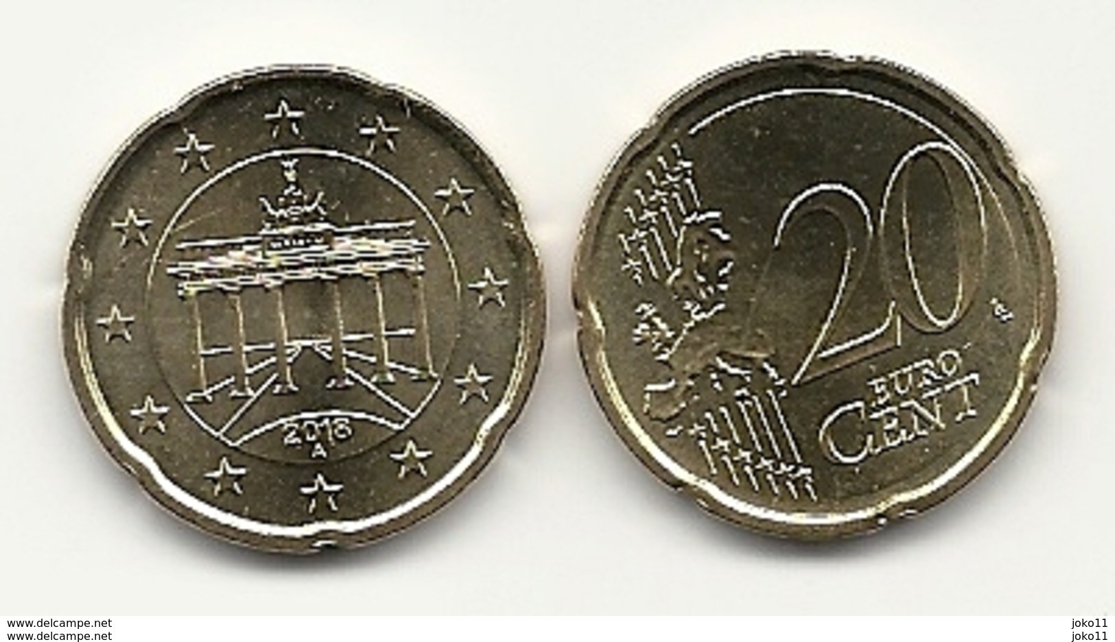 20 Cent, 2018,  Prägestätte (A),  Vz, Sehr Gut Erhaltene Umlaufmünzen - Deutschland
