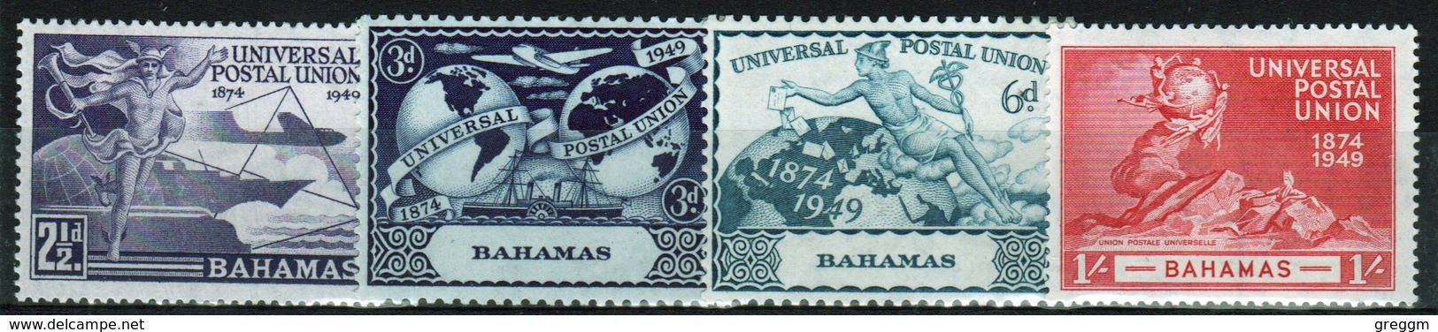 Bahamas 1949 Set Of Stamps To Celebrate UPU. - 1859-1963 Kronenkolonie
