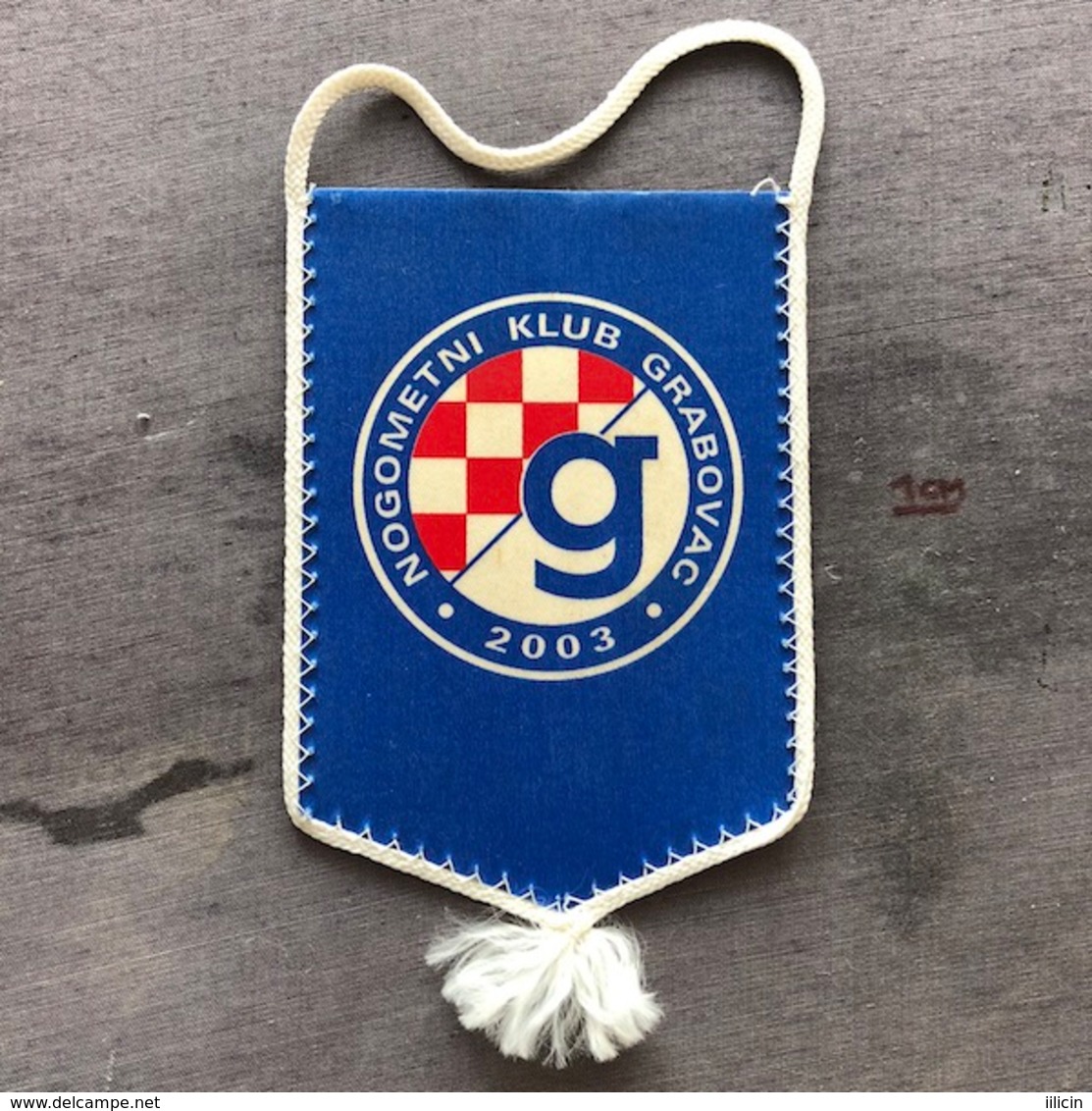 Flag (Pennant / Banderín) ZA000236 - Football (Soccer / Calcio) Croatia Grabovac - Habillement, Souvenirs & Autres