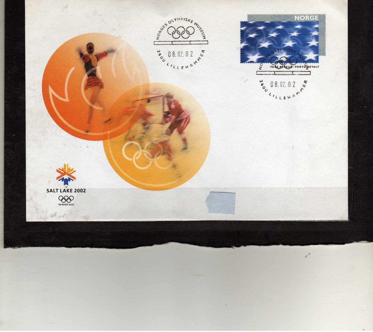 A44-NORGE-WINTER OLYMPIC GAMES SALT LAKE CITY 2002-COVER - Winter 2002: Salt Lake City