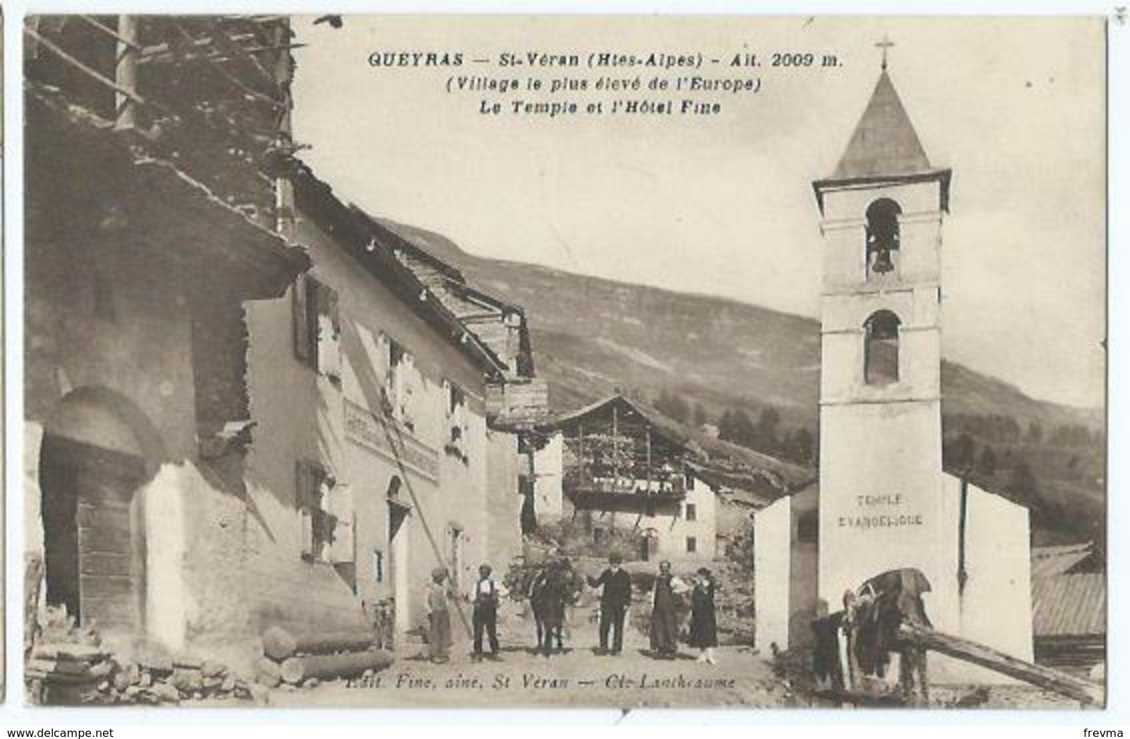 Queyras St Veran Village Le Plus élevé D'europe - Autres & Non Classés