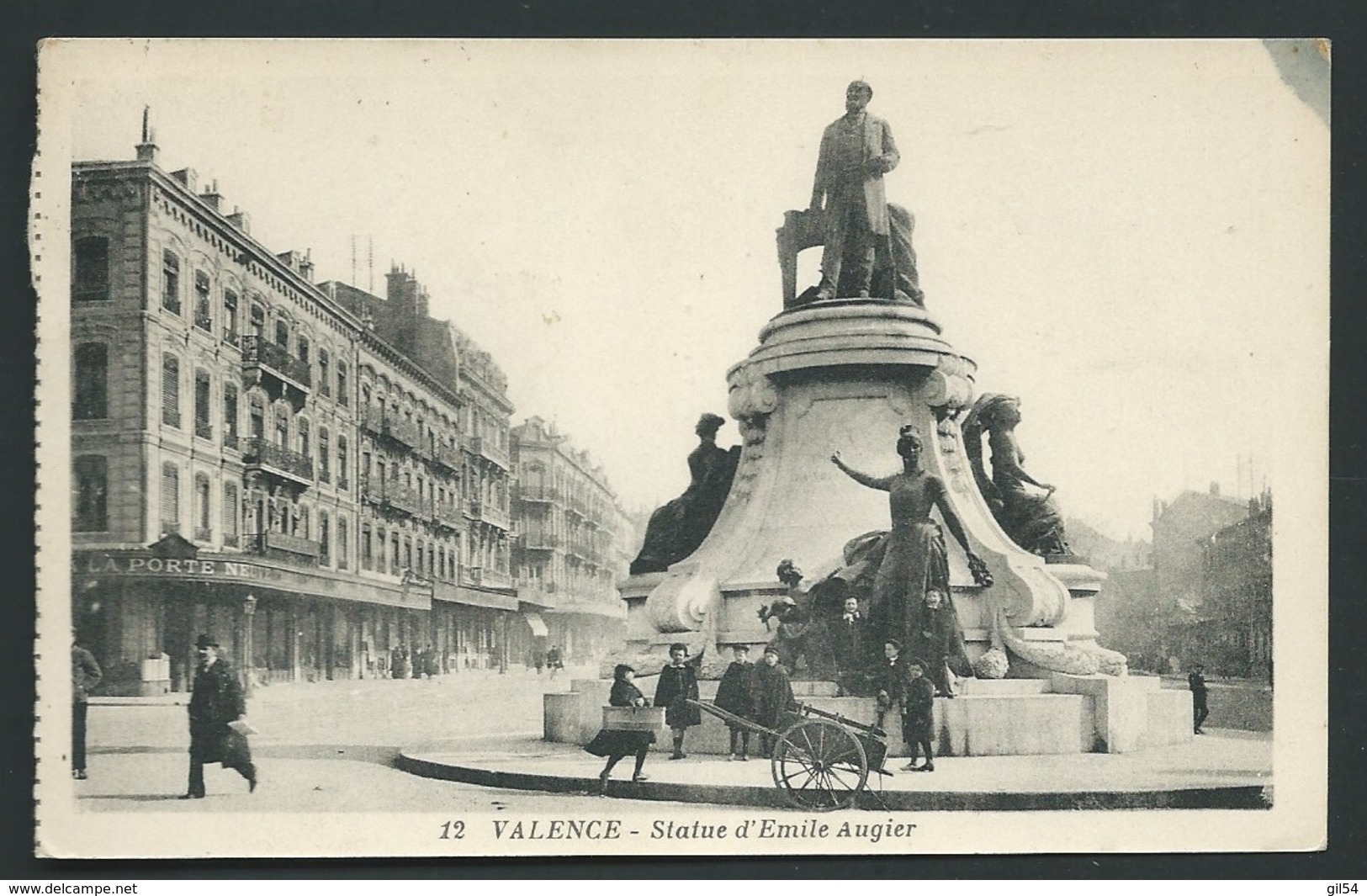 Valence Statue D'Emile Augier Xe58 - Valence