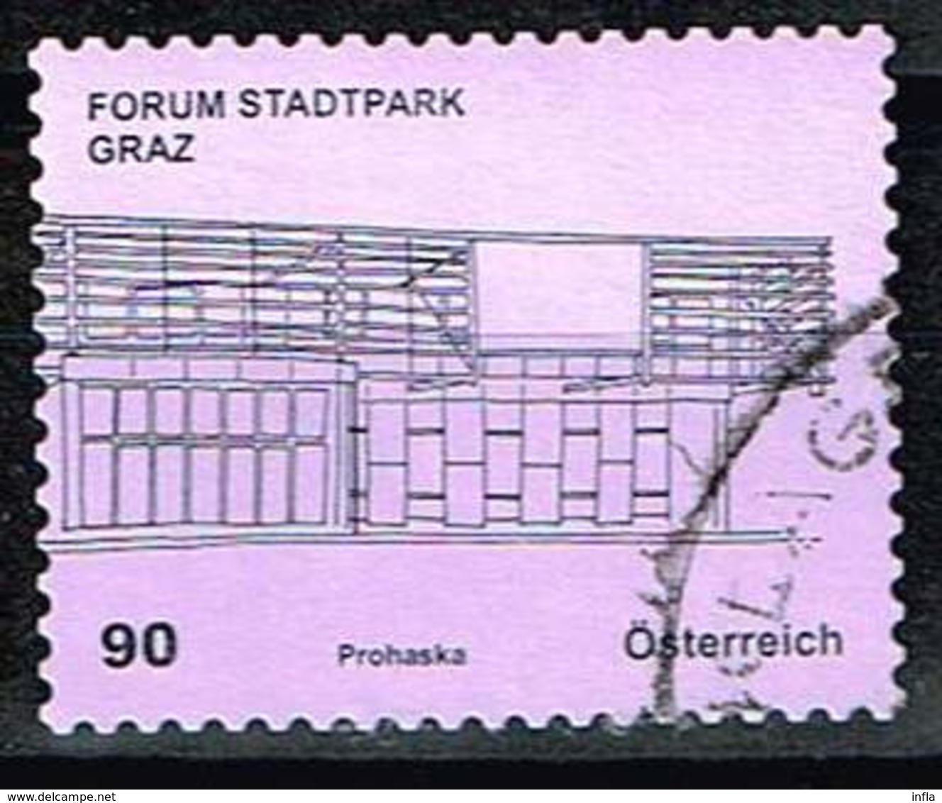 Österreich 2011, Michel# 2927 O     Moderne Architektur: Forum Stadtpark Graz - Used Stamps