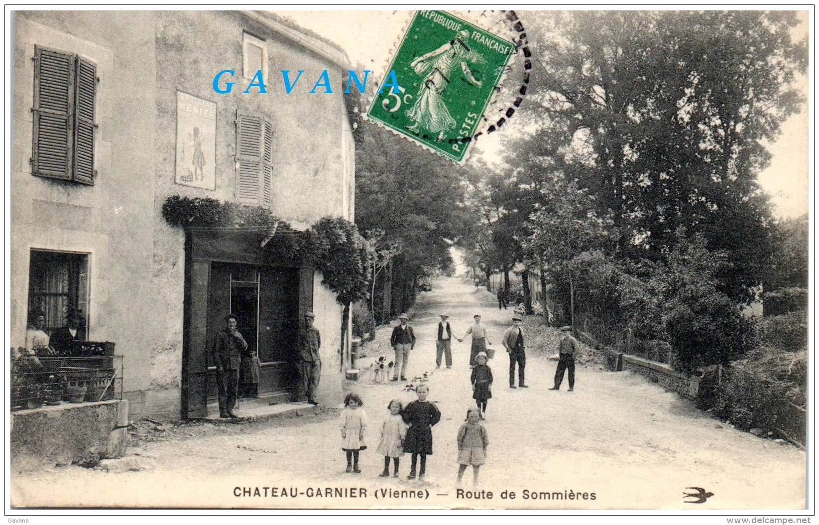 86 CHATEAU-GARNIER - Route De Sommières - Autres & Non Classés