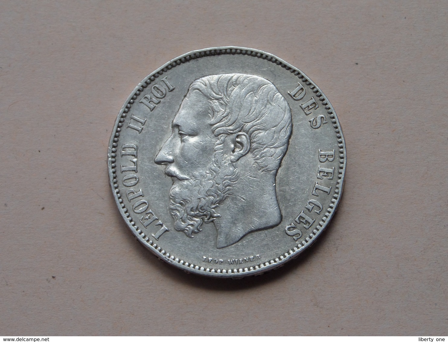 1875 - 5 Francs / KM 24 ( Voir Photo Svp / Uncleaned Coin / For Grade, Please See Photo ) ! - 5 Francs