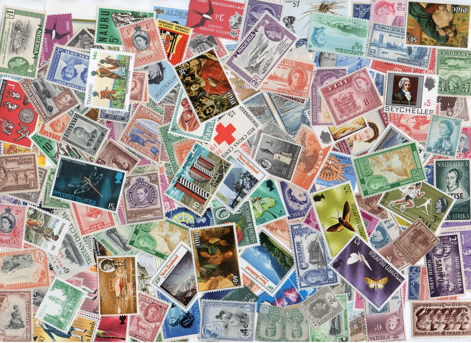 BRITISH COMMONWEALTH Collection Of 200 Mint Stamps - Collections (sans Albums)