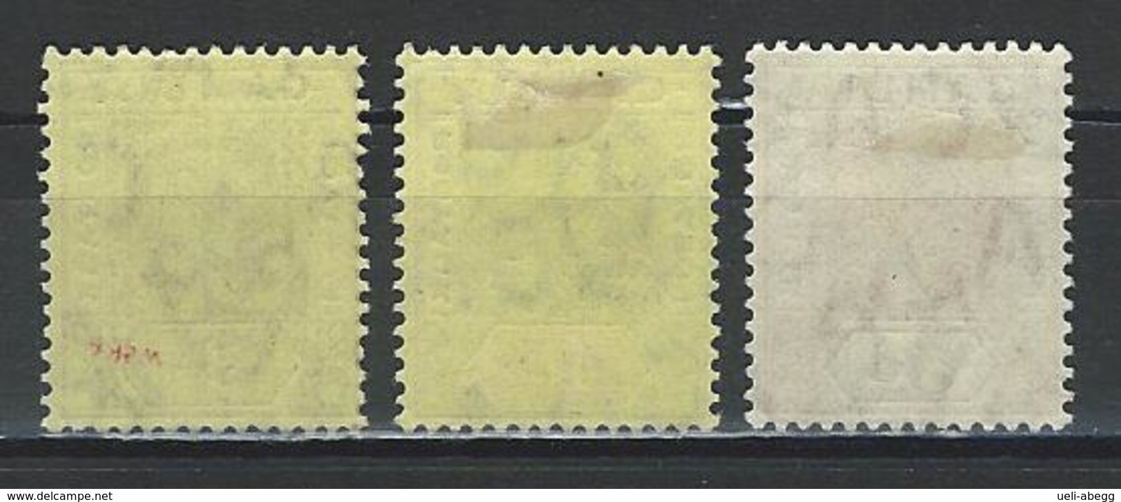 Gambia SG 91c, 92c, 93, Mi 71-73 * MH - Gambia (...-1964)