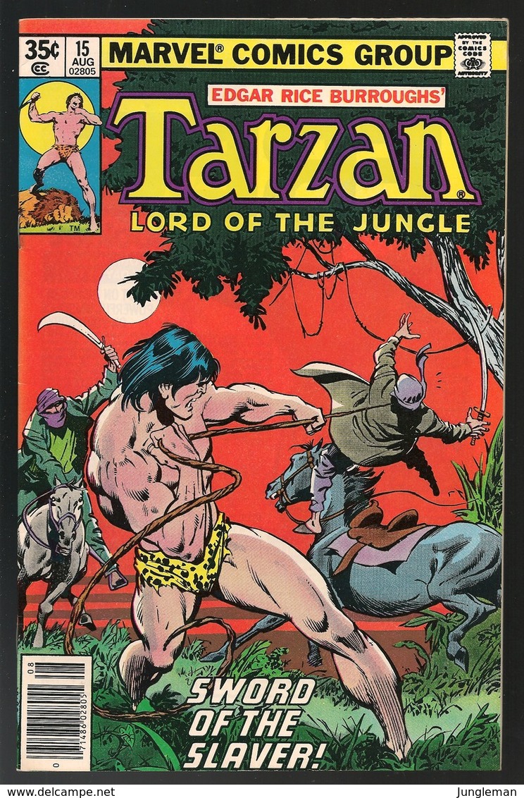 Tarzan # 15 - Marvel Comics - In English - August 1978 - John Buscema - TBE - Marvel