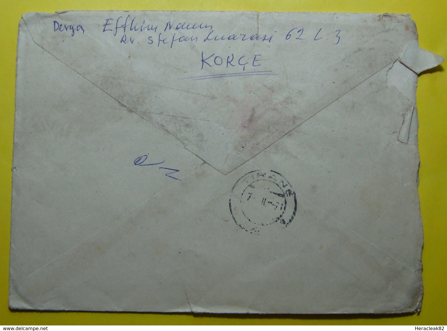 1971 ALBANIA Registered Cover Sent From Korca To Kamza , Stamp:2nd NATIONAL SPARTACIAD CYCLISM 80q, Seal: Korca & Tirana - Albania