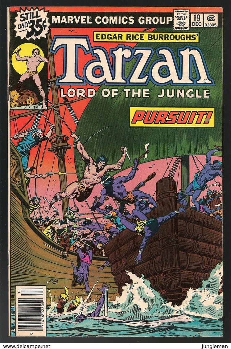 Tarzan # 19 - Marvel Comics - In English - December 1978 - Sal Buscema - TBE - Marvel