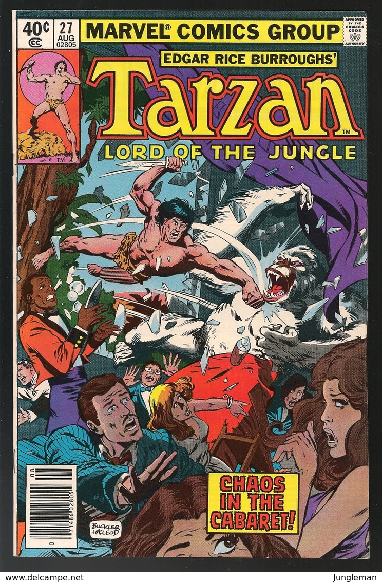 Tarzan # 27 - Marvel Comics - In English - August 1979 - Sal Buscema - TBE - Marvel