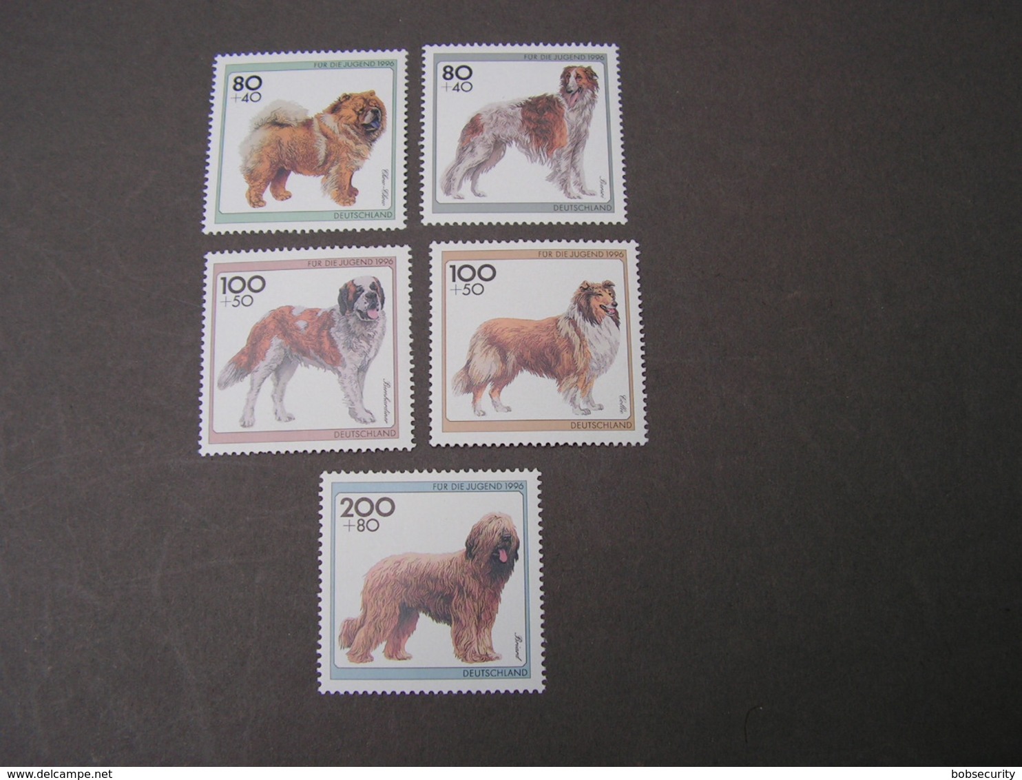 BRD  Hund  1996   **  MNH  Weit Unter Postpreis  1836-1840  €  10,00 - Neufs