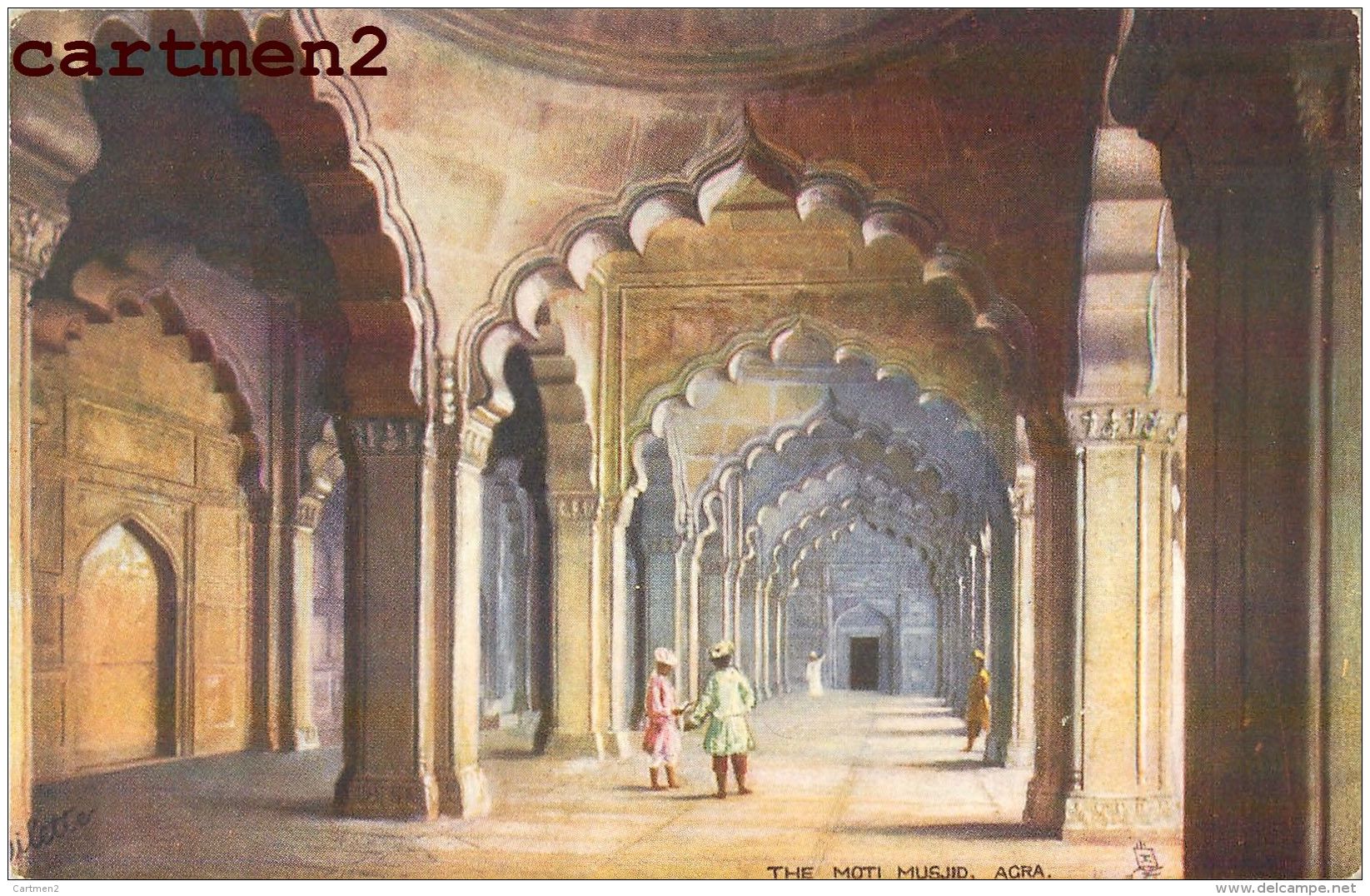 43 CPA : INDE INDIA BOMBAY TAJ MAHAL JAIPUR DELHI AGRA AJANTA ELLORA CALCUTTA AHMEDABAD TANJORE MADURA PONDICHERY TEMPLE - India