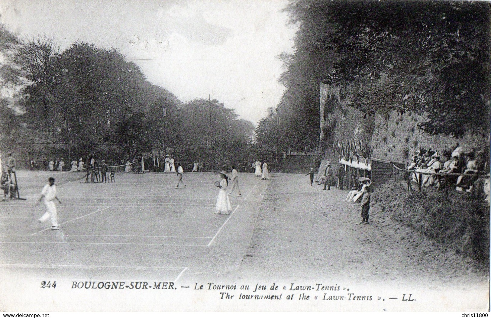 CPA  - 62 - BOULOGNE-SUR-MER - Le Tournoi Au Jeu De "Lawn-Tennis" - Boulogne Sur Mer