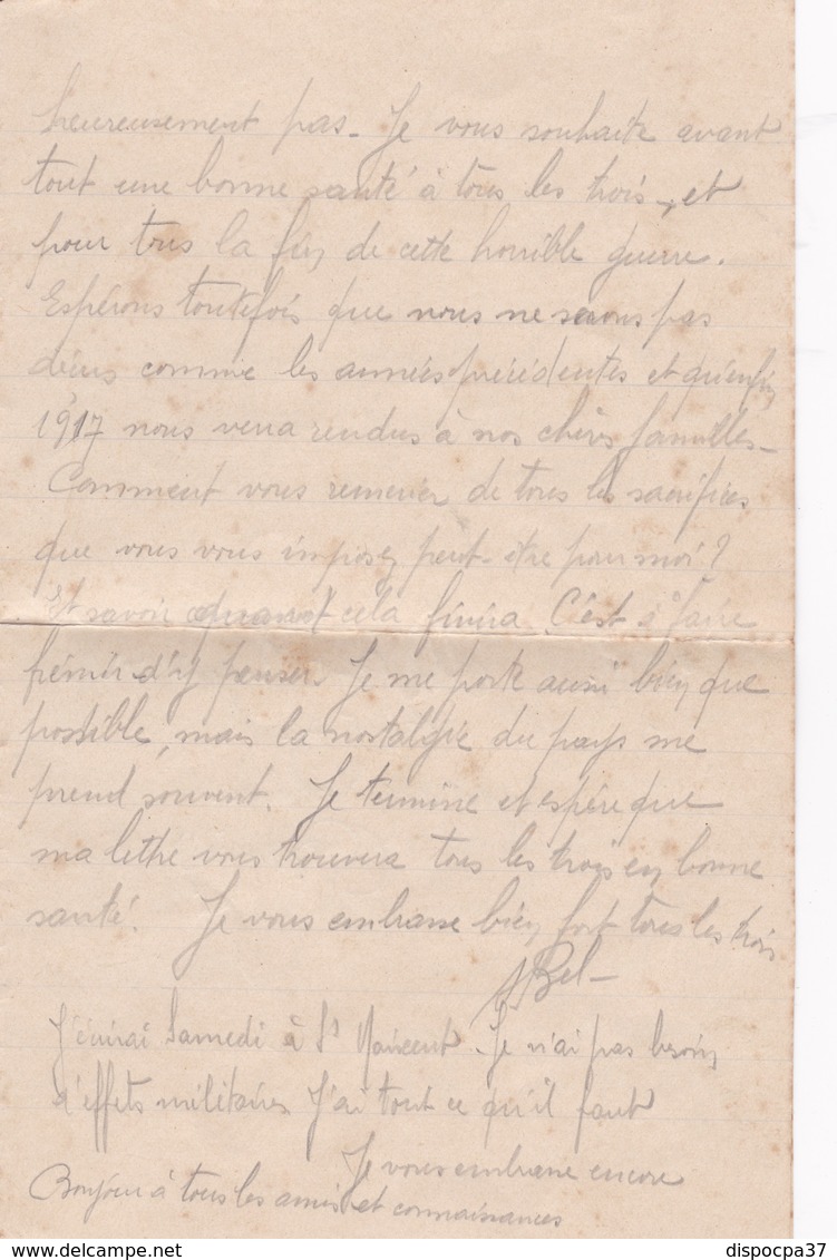 LETTRE PRISONNIERS DE GUERRE - CAMP DU FORT PRINTZ CARL à INGOLSTADT -BAVIERE - WW I