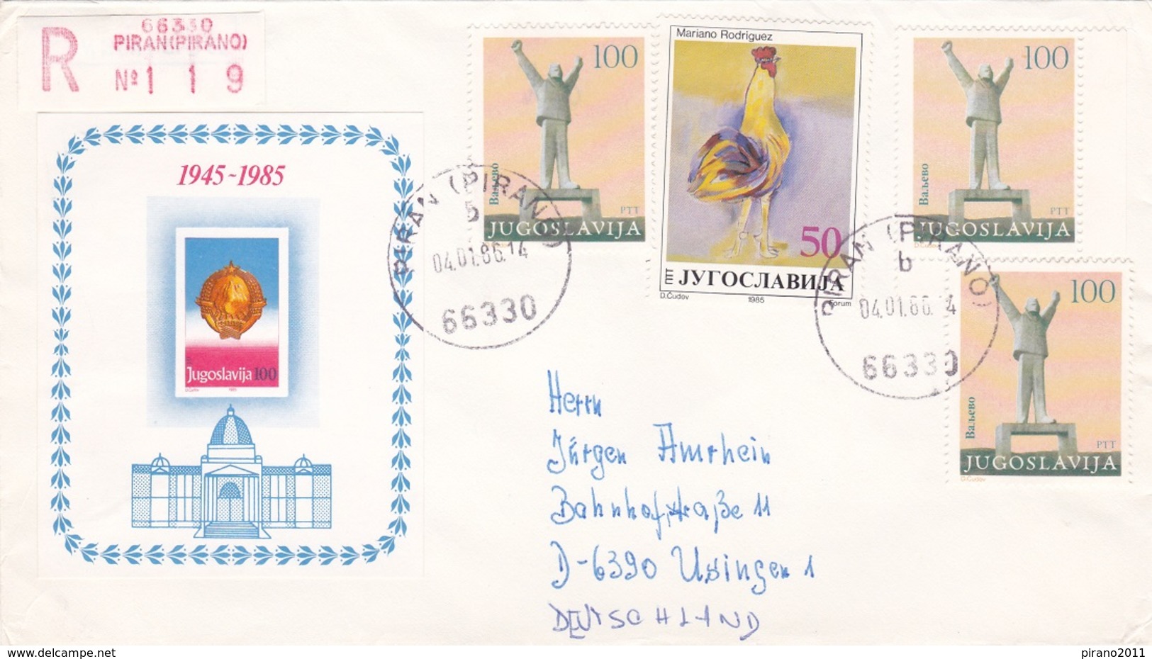 6 Briefe Aus Jugoslawien - Briefe U. Dokumente