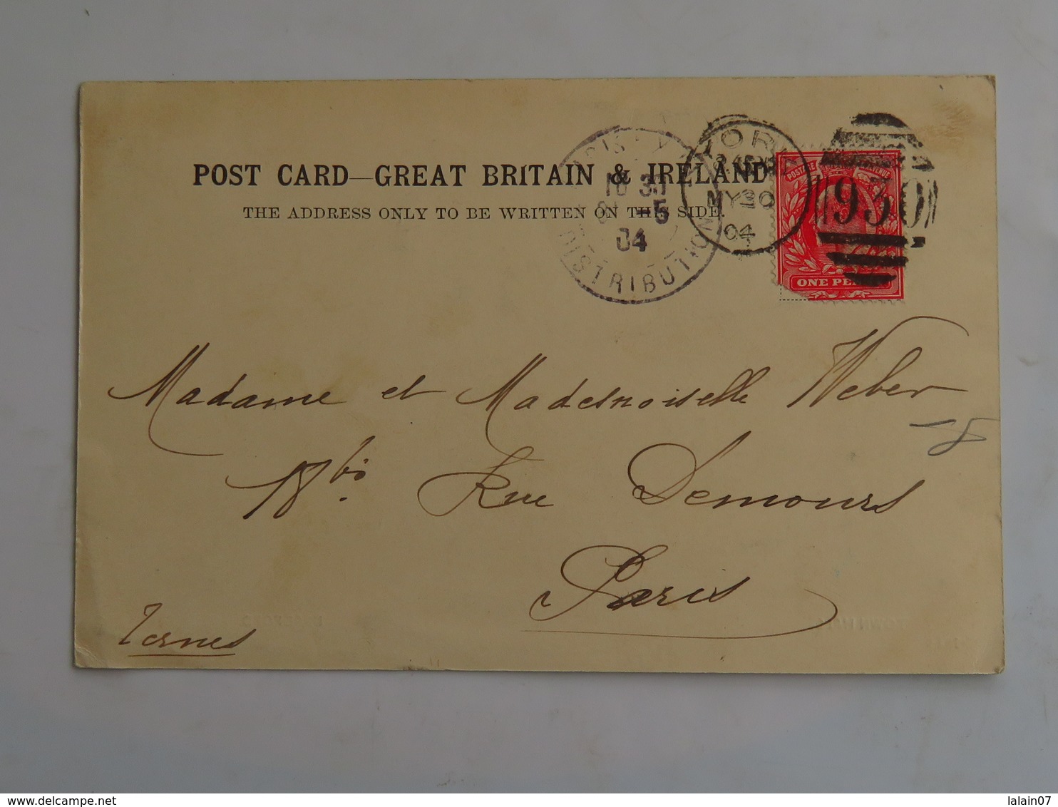 C.P.A. : BRADFORD Townhall, Stamp In 1904 - Bradford