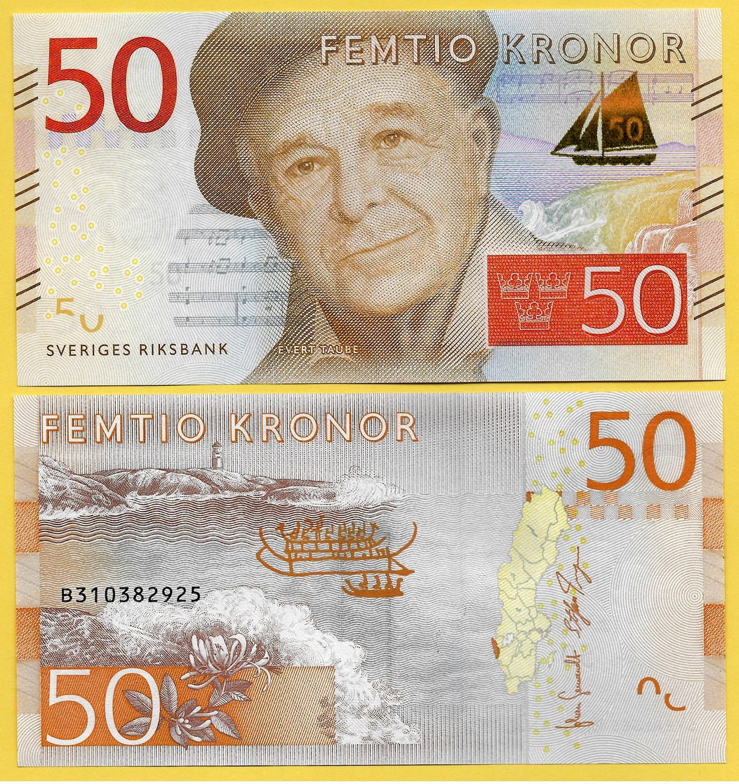 Sweden 50 Kronor P-70 2015 UNC - Suède