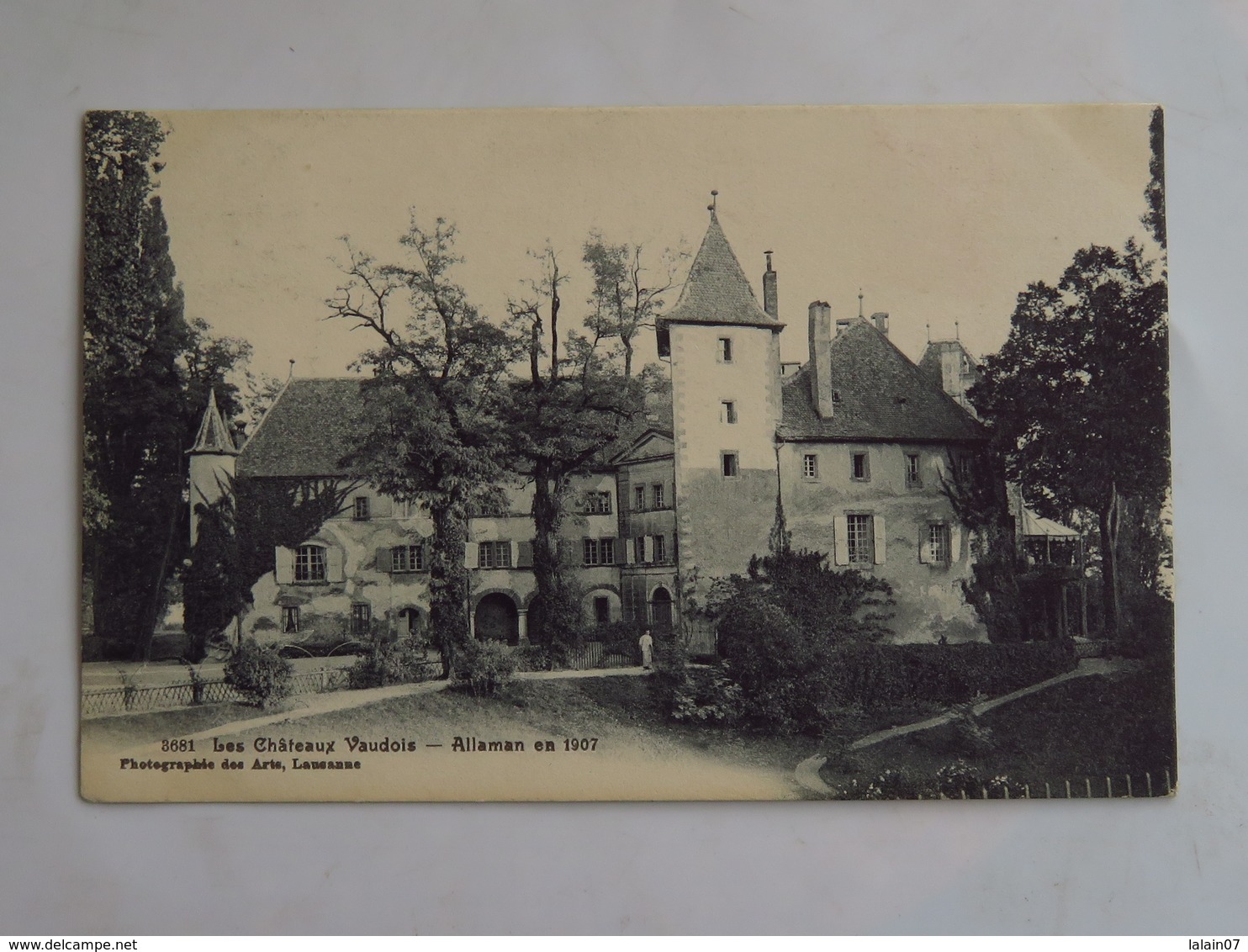 C.P.A. : Les Châteaux Vaudois, ALLAMAN En 1907, Timbre En 1910 - Allaman