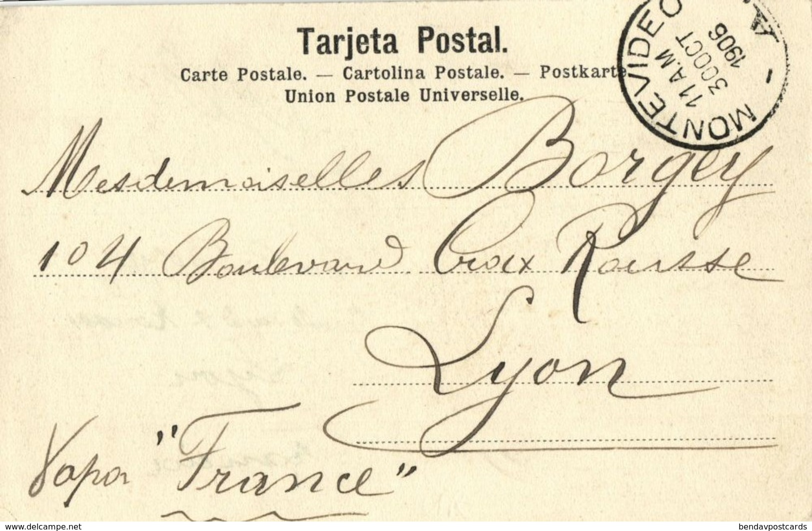 Uruguay, MONTEVIDEO, Villas Arteaga, Rubio And Butler (1906) Postcard - Uruguay