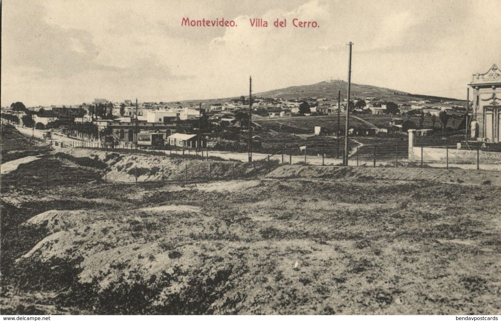 Uruguay, MONTEVIDEO, Villa Del Cerro (1910s) Postcard - Uruguay