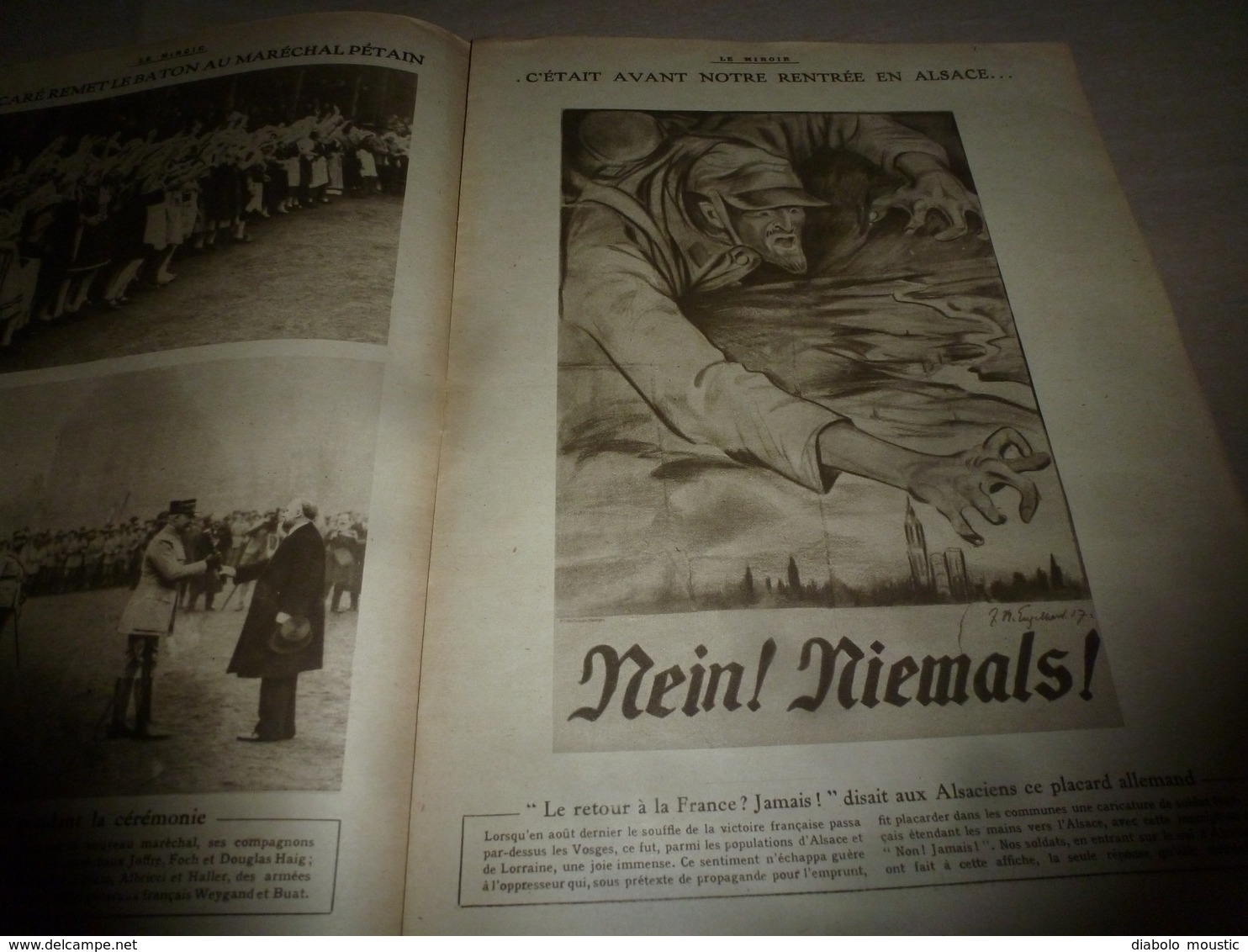 1918 LE MIROIR: Deux Grandes Figures De La Résistance Belge; Etc - Francese