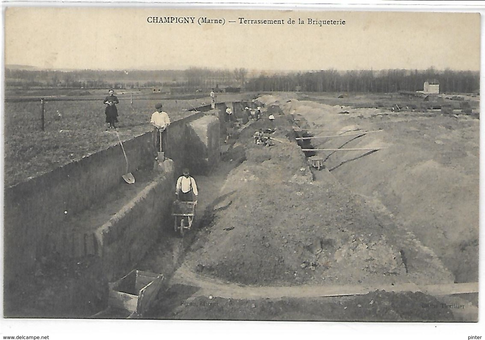 CHAMPIGNY - Terrassement De La Briqueterie - Champigny