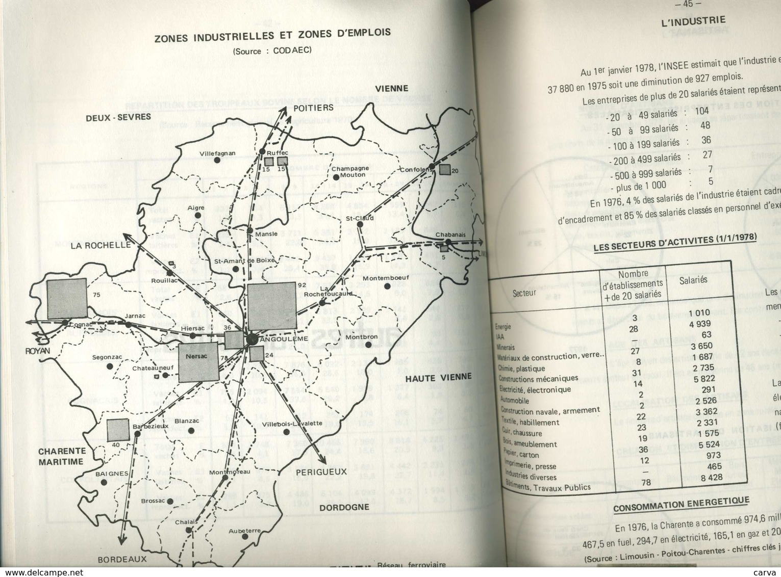 Charente Ressource Et Vie Chambre D'agriculture 1980 (climat, Populations Cognac, La Couronne, Jarnac, Ruffec, Chalais ) - Poitou-Charentes
