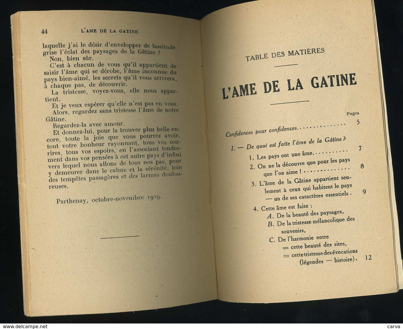 L' Ame De La Gatine Georges Julia Picard Imprimerie Du Progrés Niort 1931 ( Conference Donnée A Parthenay ) - Poitou-Charentes