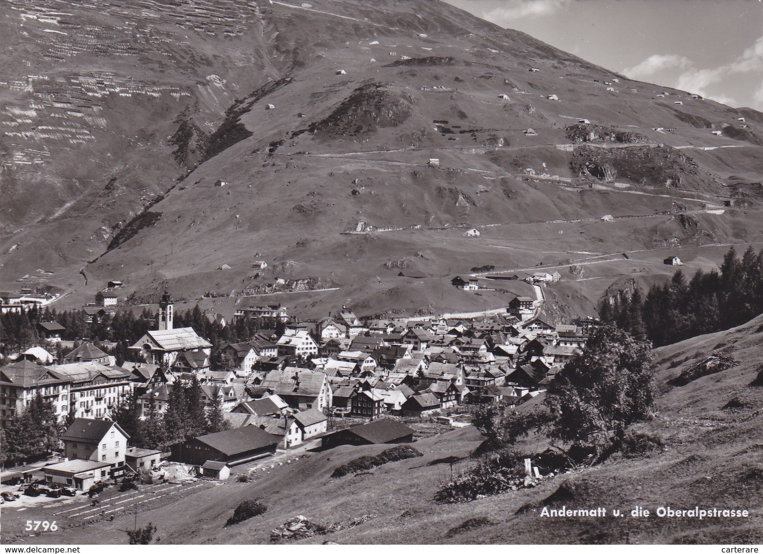 SUISSE,SCHWEIZ,SVIZZERA,SWITZERLAND,HELVETIA,SWISS,URI,ANDERMATT,CARTE PHOTO JULES GEIGER - Andermatt