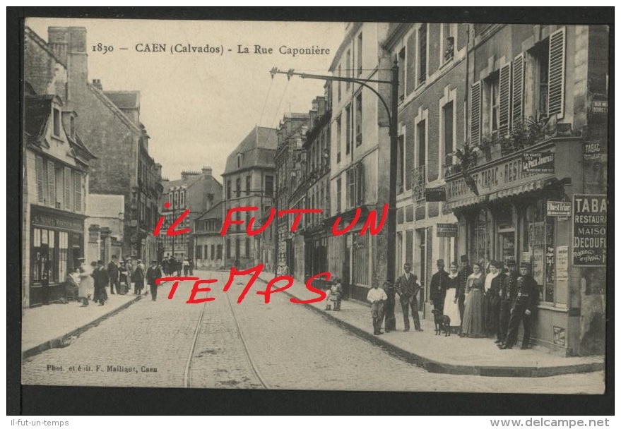 14 CAEN - La Rue Caponière - Caen