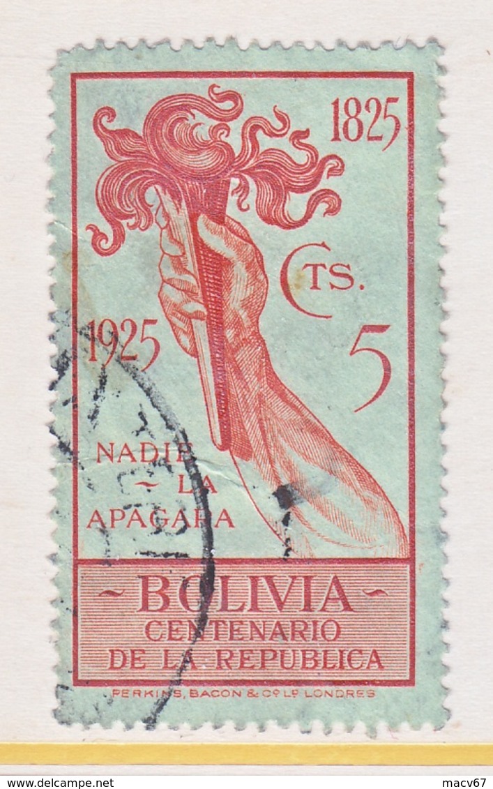 Bolivia  152  (o)  TORCH  OF  ETERNAL  FREEDOM - Bolivia