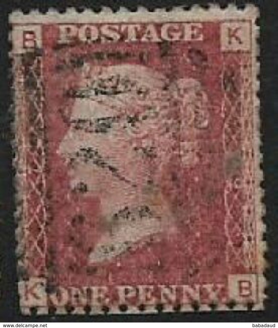 Great Britain, Queen Victoria, 1d Red, Perforated, SG 43 / 44,  Plate 79,  Used - Used Stamps