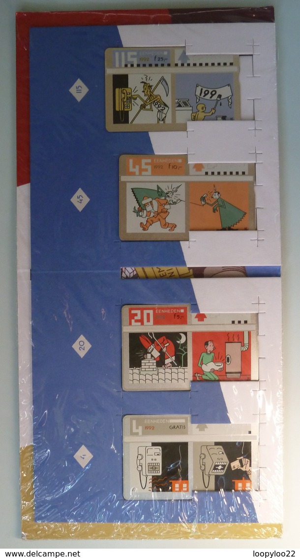 NETHERLANDS - L&G - Set Of 4 - 1992 - Eenheden - Mint In Collector Pack - [5] Sammlerpacks