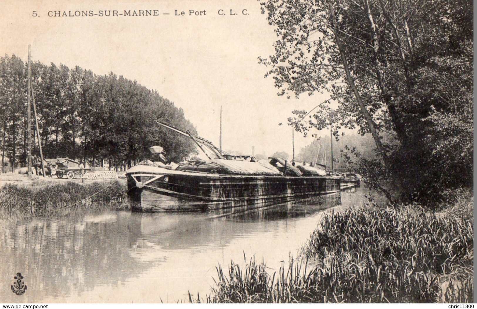 CPA Batellerie - 51 - CHALONS-SUR-MARNE - Le Port - Péniche - Châlons-sur-Marne