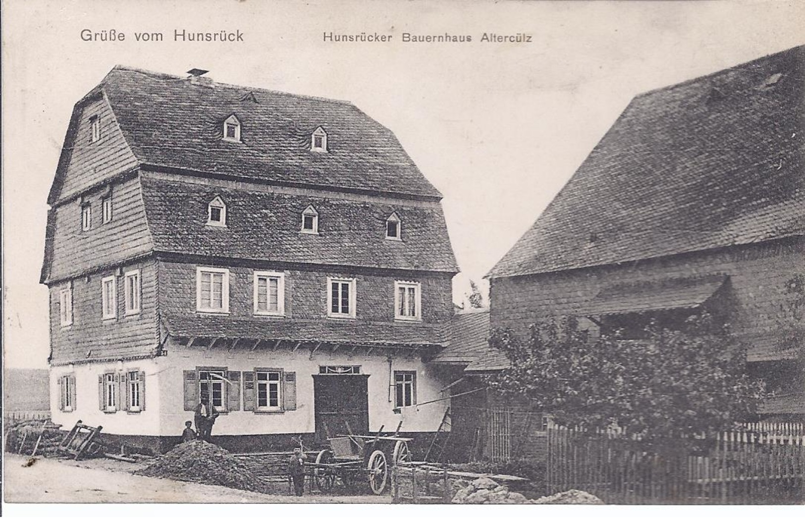 Hunsrücker Bauernhaus In Altercülz Bei Kastellaun - AK 7892 - Kastellaun