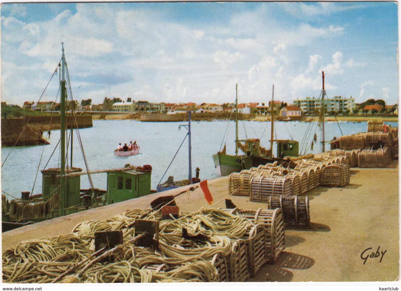 Croix-de-Vie: Le Port - Bateaux De Peche  -  (Vendée, France) - 1967 - Saint Gilles Croix De Vie