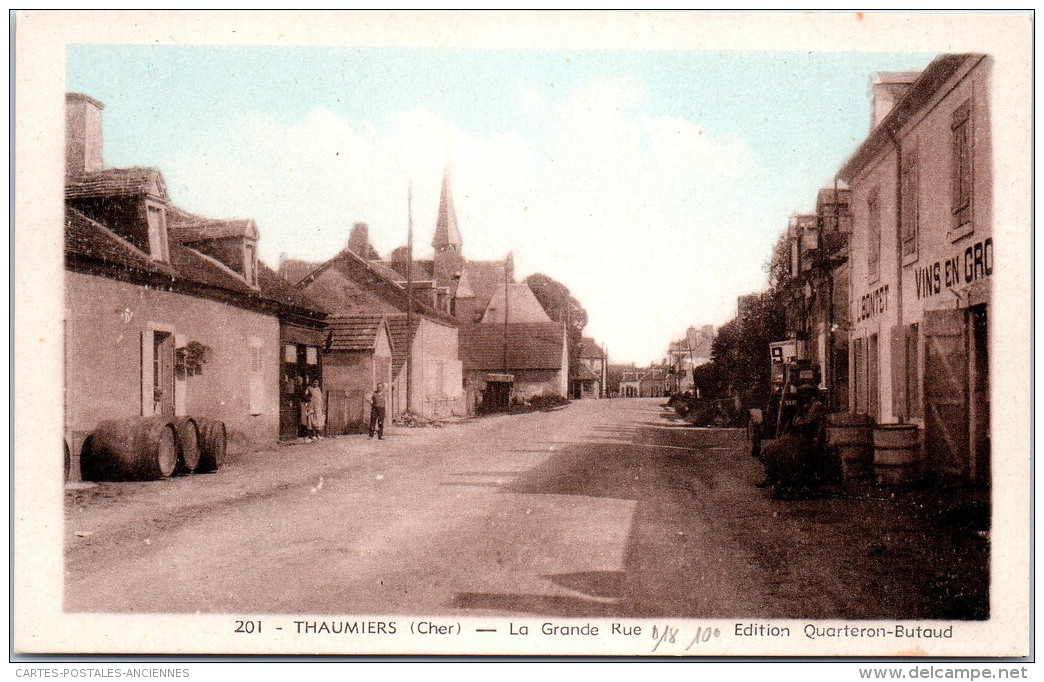 18 THAUMIERS - La Grande Rue Du Village - Thaumiers