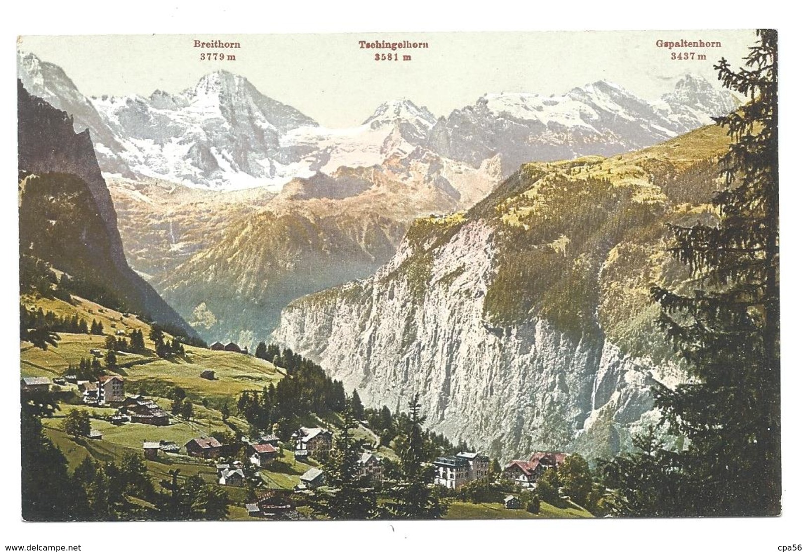 WENGEN (vers 1910 - Colorisée) - Vente Directe - Wengen