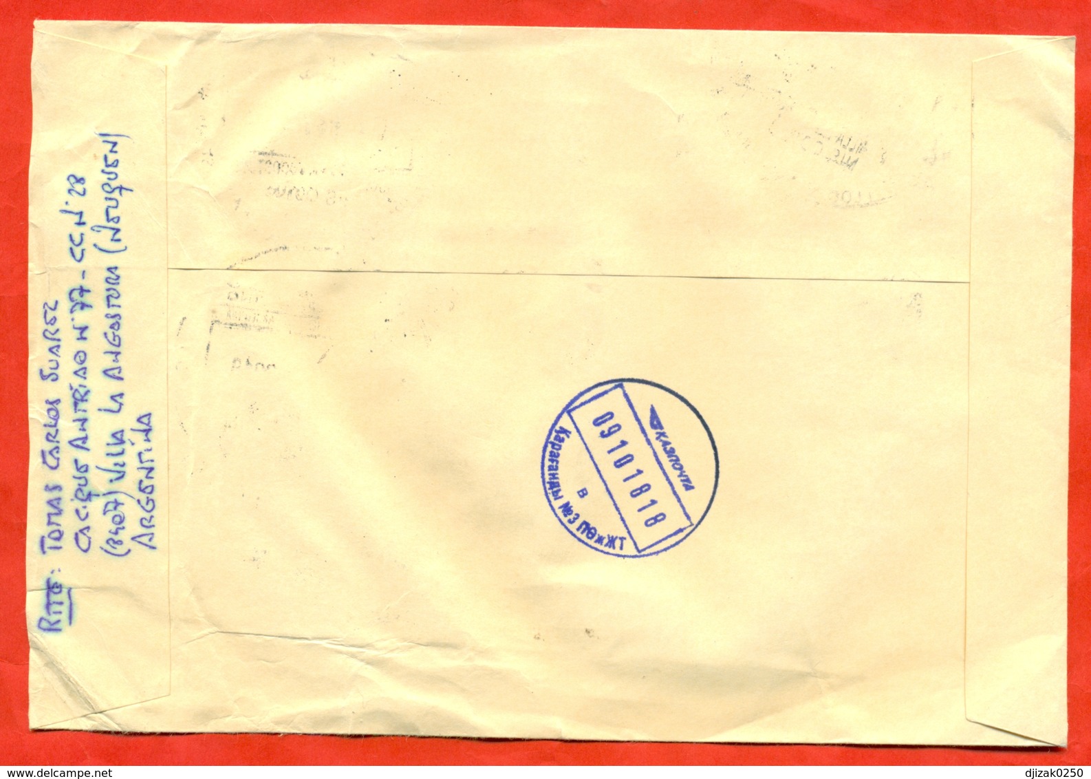 Argentina 2018.Aircrafts.Bird. Ship.Fruits.The Envelope Is Really Past Mail. - Brieven En Documenten
