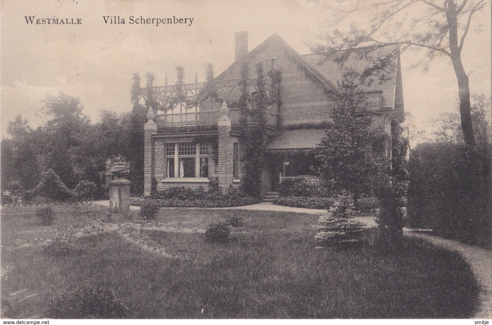 WESTMALLE 1915 VILLA SCHERPENBERY SCHERPENBERG - VERZ. ALS FELDPOST - ED. HOTEL DE LA COURONNE - Malle