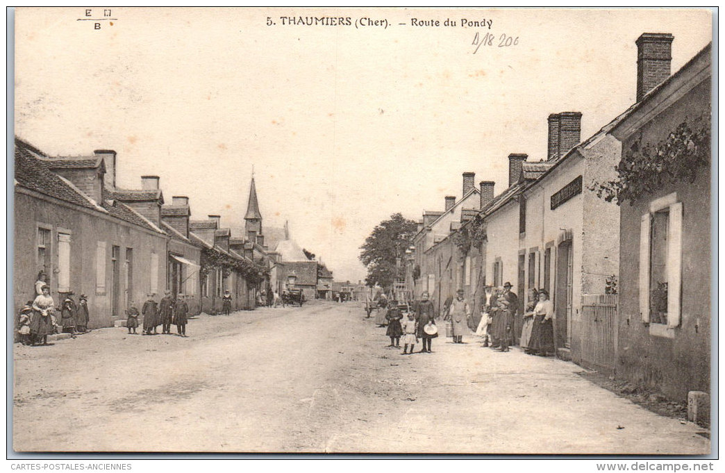 18 THAUMIERS - La Route De Pondy - Thaumiers